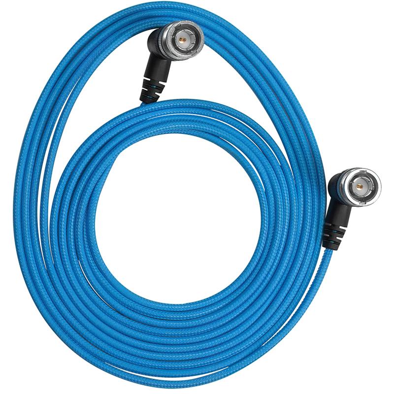 Kondor Blue Ultra Thin 6G SDI Video Cable Right Angle BNC